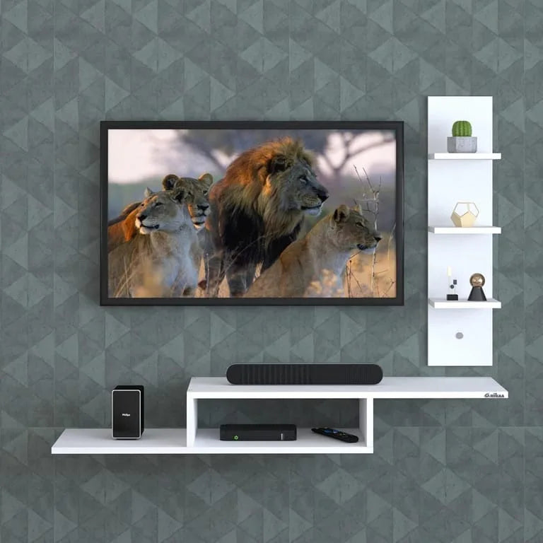 Meuble TV Mural + 2Étagères