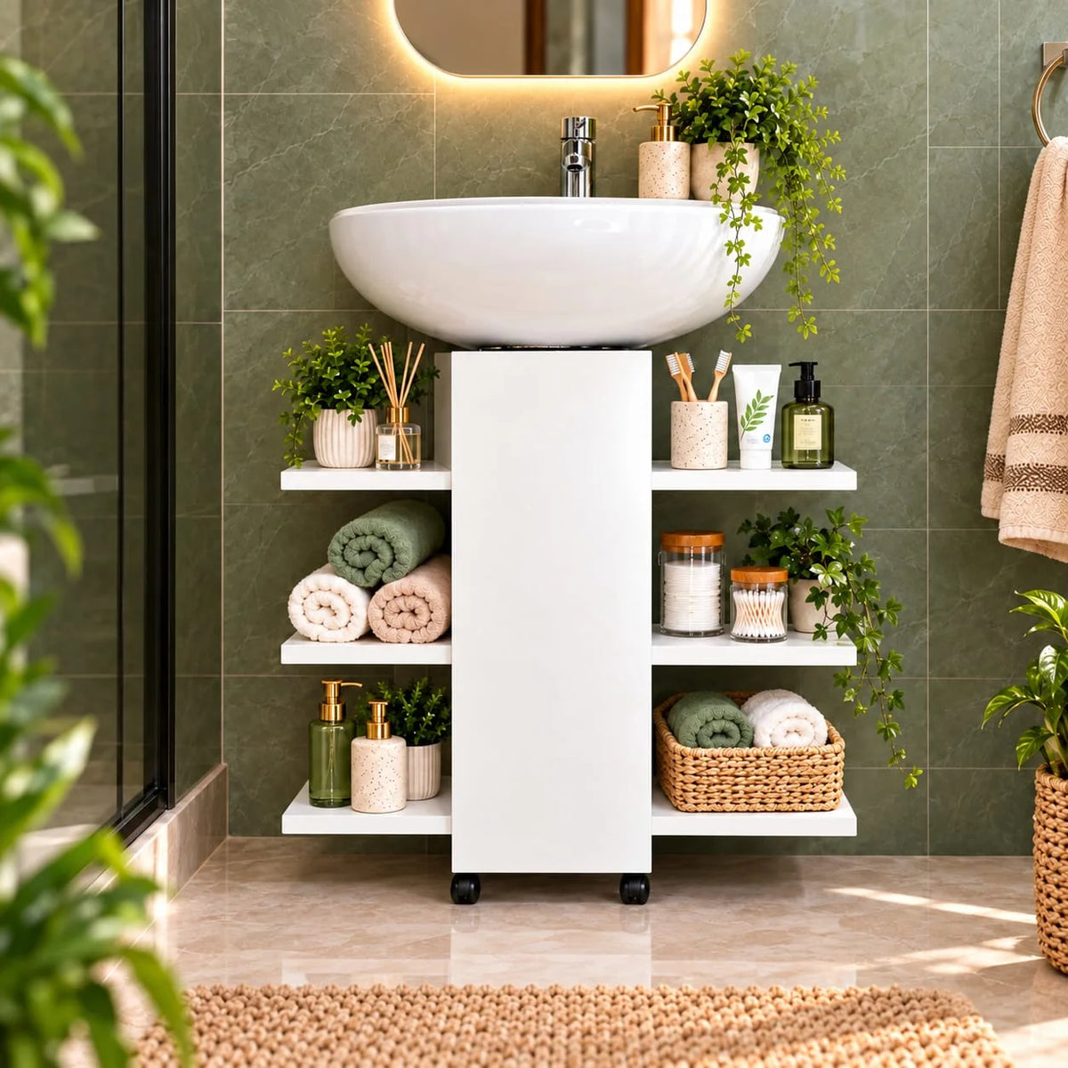 Étagère sous lavabo mobilo