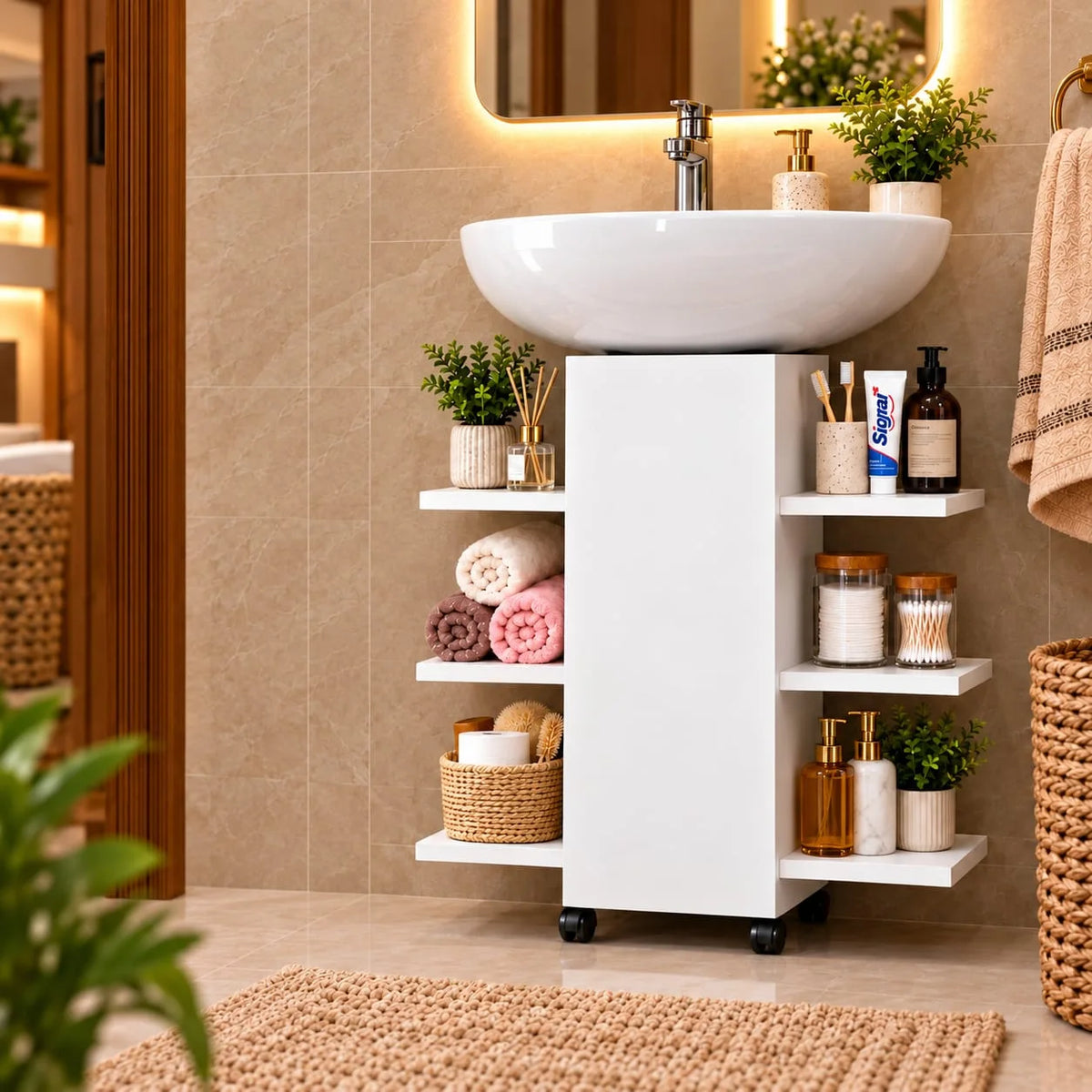 Étagère sous lavabo mobilo